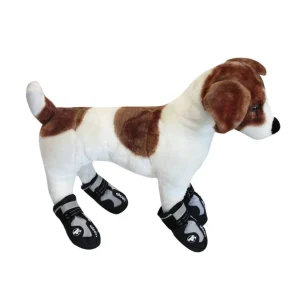 Alcott Adventure Dog Boots, Black/Gray, Medium