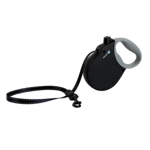 Alcott Adventure Retractable Belt Dog Leash Black Medium-16 ft
