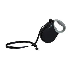 Alcott Adventure Retractable Belt Dog Leash Black Small-16 ft