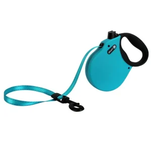 Alcott Adventure Retractable Belt Dog Leash Blue Large-16 ft