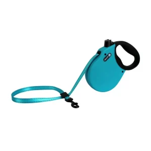 Alcott Adventure Retractable Belt Dog Leash Blue Small-16 ft