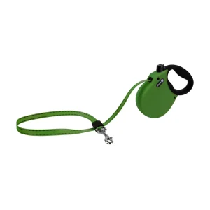 Alcott Adventure Retractable Belt Dog Leash - Green (Medium, 16 ft)