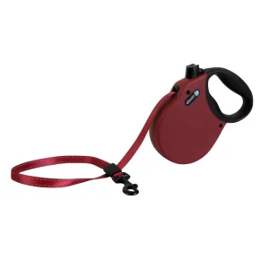 Alcott Adventure Retractable Belt Dog Leash - Red (Medium, 16 ft)