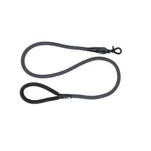Alcott Rope Dog Leash With Grip Support Black Large