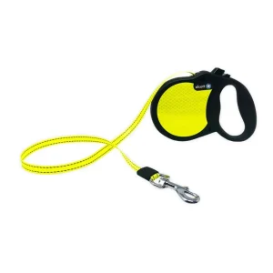 Alcott Visibility Retractable Belt Dog Leash Neon Yellow Large-16 ft