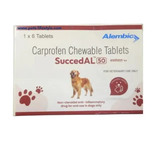 Alembic SuccedAL 50mg (Carprofen) Tablets for Dogs
