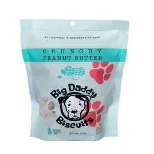 ALL-NATURAL CRUNCHY PEANUT BUTTER DOG BISCUITS
