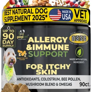 Allergy & Immune Support Chews for Dogs (Peanut Butter Flavor)