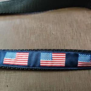 American Flag Nylon Dog Collar