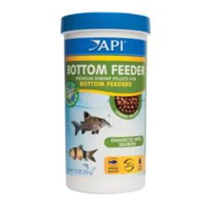 API Bottom Feeder Premium Shrimp Sinking Pellets Fish Food, 7.9 oz