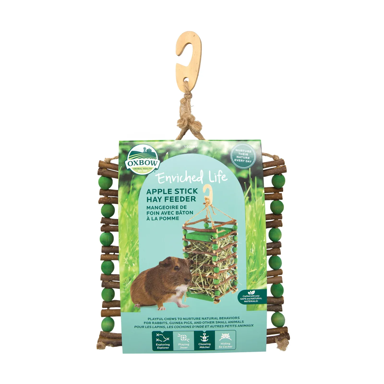 Apple Stick Hay Feeder (Enriched Life by Oxbow)