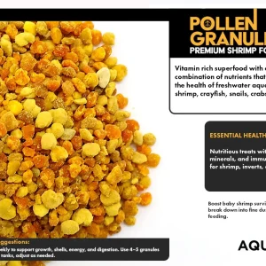 Aquatic Arts Pollen Granules Premium Shrimp Food (1-2 oz.)