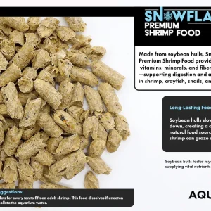 Aquatic Arts Snowflake Premium Shrimp Food (1-2 oz.)