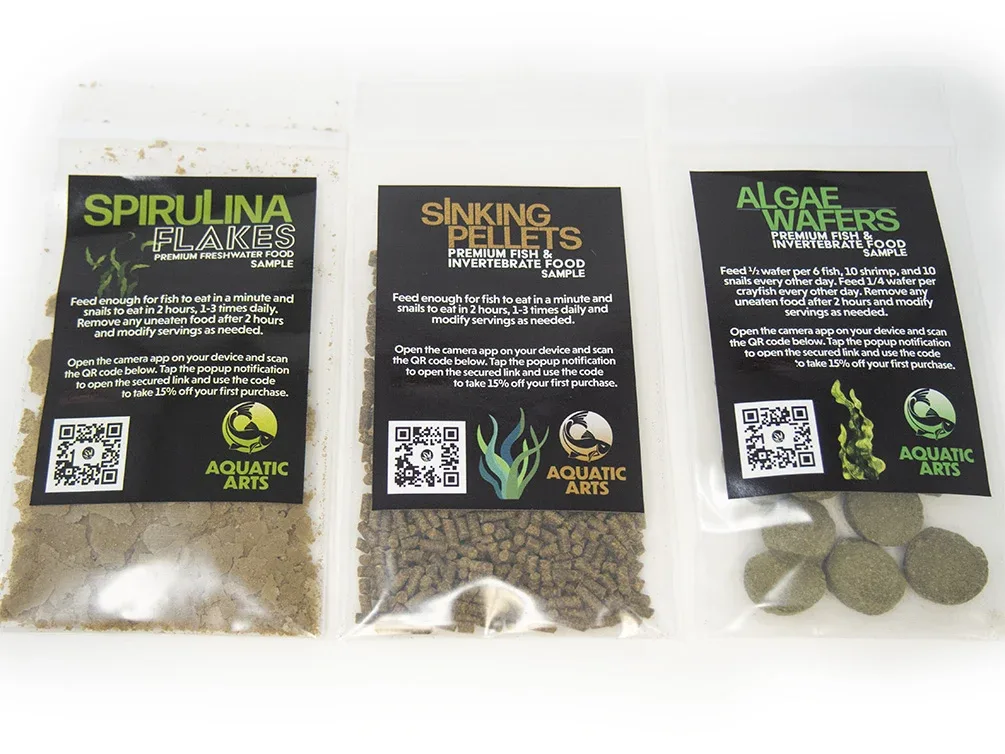 Aquatic Arts Starter Snail Food Pack