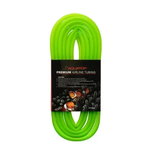 AquaTop Airline Tubing Neon, Green, 13 ft
