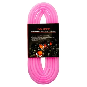 AquaTop Airline Tubing, Pink, 13 ft