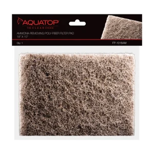 AquaTop Ammonia Removing Polyfiber Aquarium Filter Pad 18 x 10, 1 ct