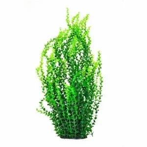 AquaTop Aquarium Plant with Weighted Base Dark, Green, 30 in, Tall