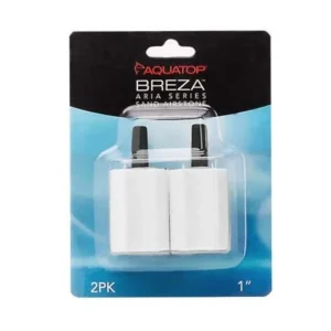 AquaTop BREZA ARIA Sand Airstone, White, 1 in, 2 ct