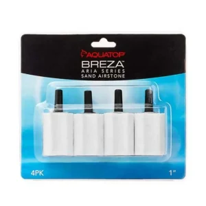 AquaTop BREZA ARIA Sand Airstone, White, 1 in, 4 ct