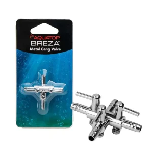 AquaTop BREZA Metal Gang Valve 3Way, Silver