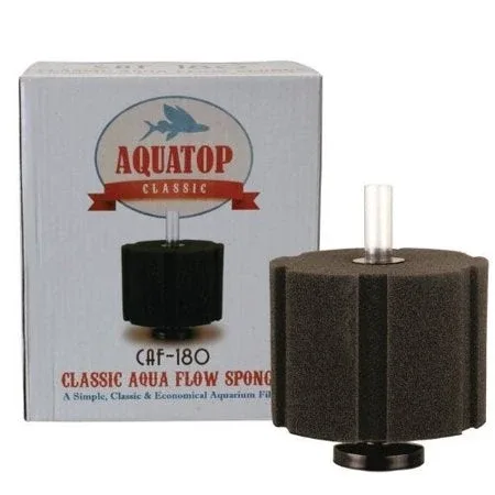 AquaTop Classic Aqua Flow CAF180 Internal Sponge Aquarium Filter Black