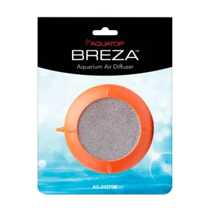 AquaTop Disk Air Stone, Orange, 4 in