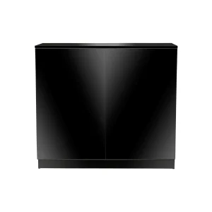 Aquatop Forza Premier 2-Door Cabinet for Rimmed Tanks Black 36.5In X 18.5In X 31.5 in