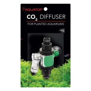 AquaTop in-line CO2 Diffuser for Canister Filters Black, Green, Silver