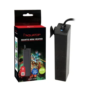 Aquatop Mantis Mini Heater Pre-set 77F 30 W