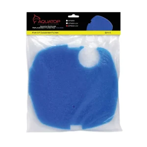 AquaTop Replacement Aquarium Filter Sponge for CF Series Filters For CF-500UV, Blue 1 ct