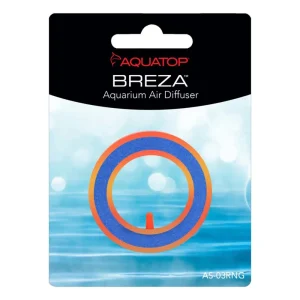 AquaTop Ring Air Stone, Orange, Black, 3 in