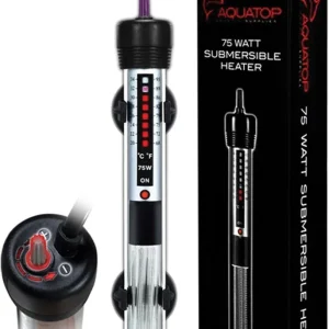 AquaTop Submersible Glass Aquarium Heater, 150W