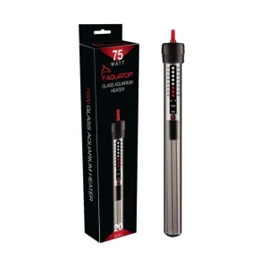 AquaTop Submersible Glass Aquarium Heater, 75W