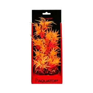 AquaTop Vibrant Fluorescent Cannabis Plant Tangerine, 10 in