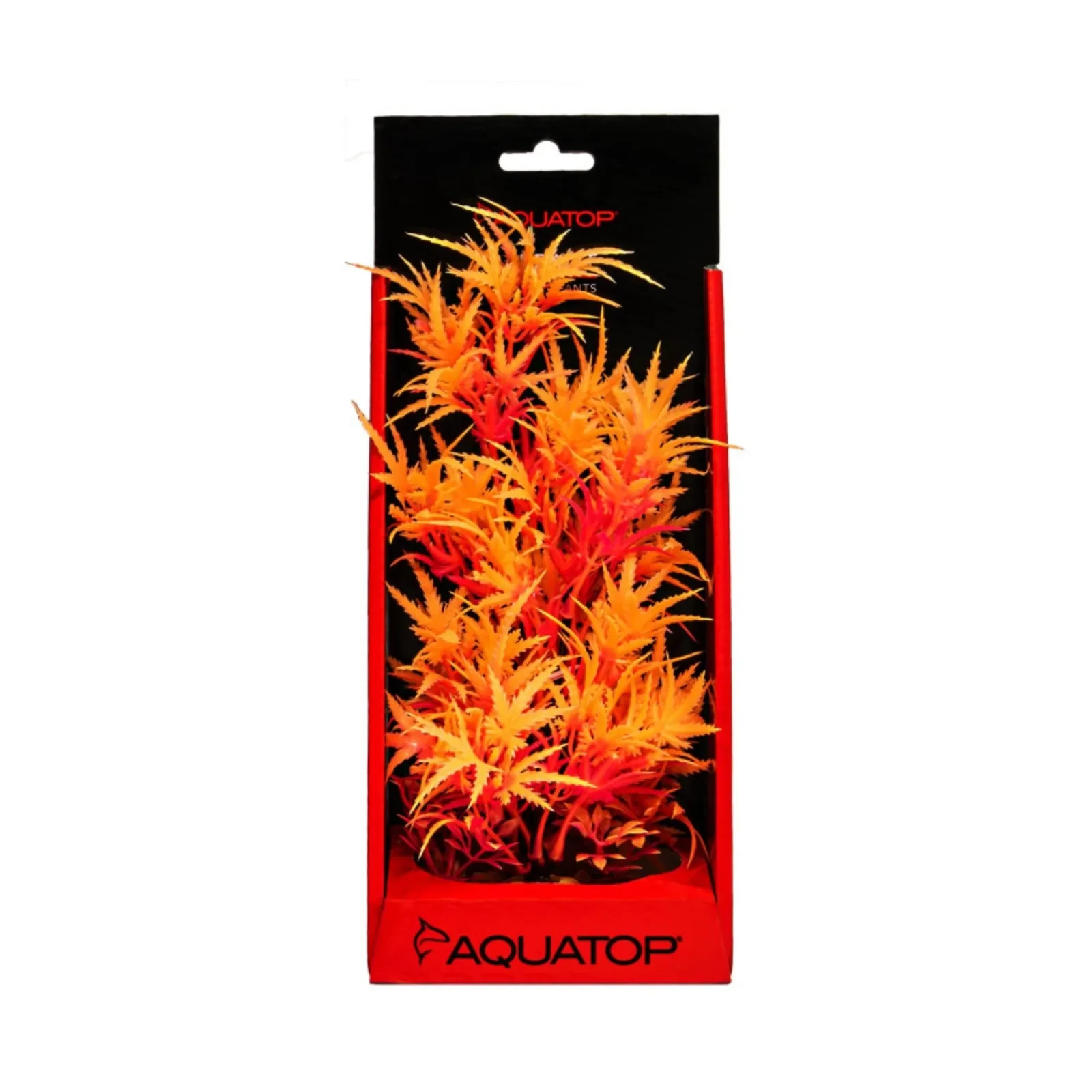 AquaTop Vibrant Fluorescent Cannabis Plant Tangerine, 10 in