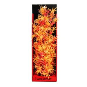 AquaTop Vibrant Fluorescent Cannabis Plant Tangerine, 16 in