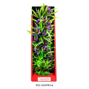 AquaTop Vibrant Garden Plant, Purple, 16 in