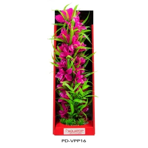 AquaTop Vibrant Passion Plant, Pink, 16 in