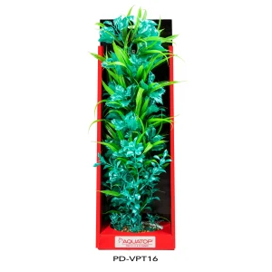 Aquatop Vibrant Passion Plant Turquoise 16 in