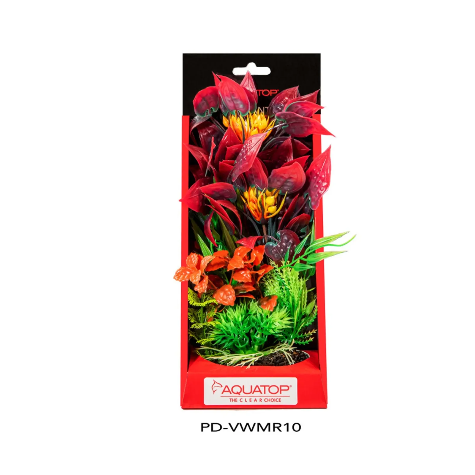 AquaTop Vibrant Wild Plant Mixed, Red, 10 in