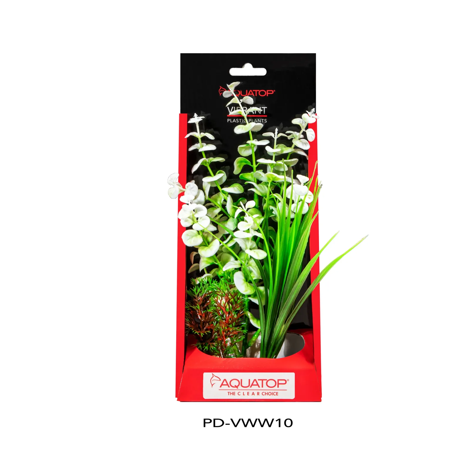 Aquatop Vibrant Wild Plant White 10 in