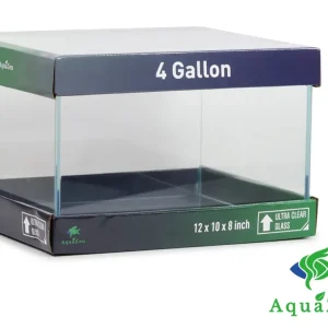 AquaZen 4 gallon High Clarity Glass Aquarium