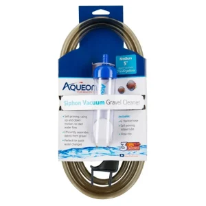 Aqueon Aquarium Siphon Vacuum Aquarium Gravel Cleaner No Bulb Medium - 5 in