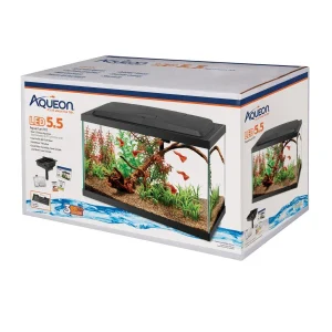 Aqueon Aquarium Starter Kit with LED Lighting 5.5