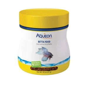Aqueon Betta Fish Food Floating Pellet, .95 oz