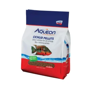 Aqueon Cichlid Food Medium, 25 oz