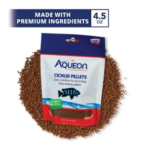 Aqueon Cichlid Food Mini, 4.5 oz
