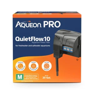 Aqueon PRO QuietFlow Aquarium Power Aquarium Filter Size 10, up to 20 gal
