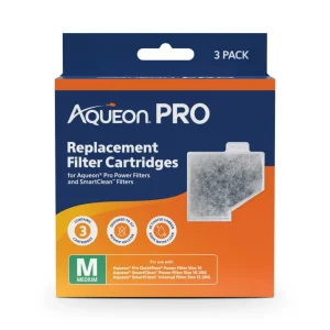 Aqueon Pro Replacement Aquarium Filter Cartridges Medium, 6 ct